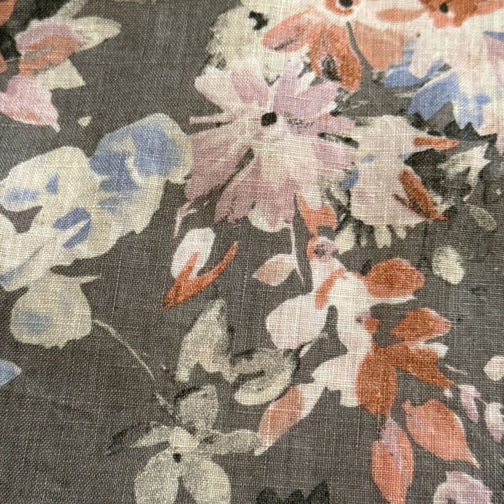 J. Jill Love Linen Women's Lagenlook Floral Caraway Ruffle Hem Dress Sz 3XL - Picture 16 of 16